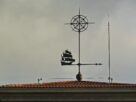 veleta, lightning rod, roof