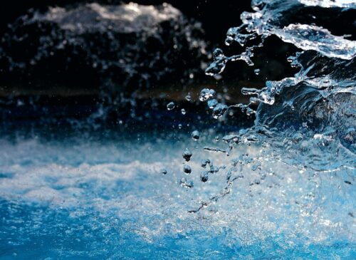 water, water jet, fountain, wet, water feature, flow, close up, drops, nature, pool of water, water fountain, splash, source, power, blue