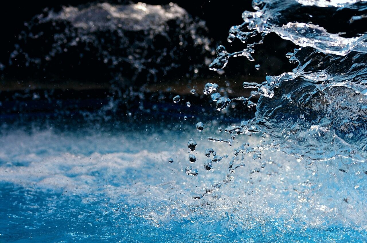 water, water jet, fountain, wet, water feature, flow, close up, drops, nature, pool of water, water fountain, splash, source, power, blue